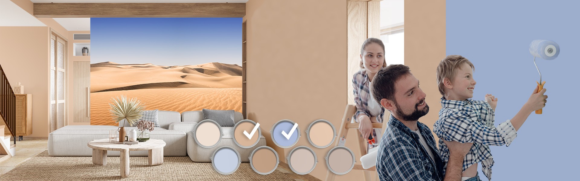 Paintings in harmony with image colors